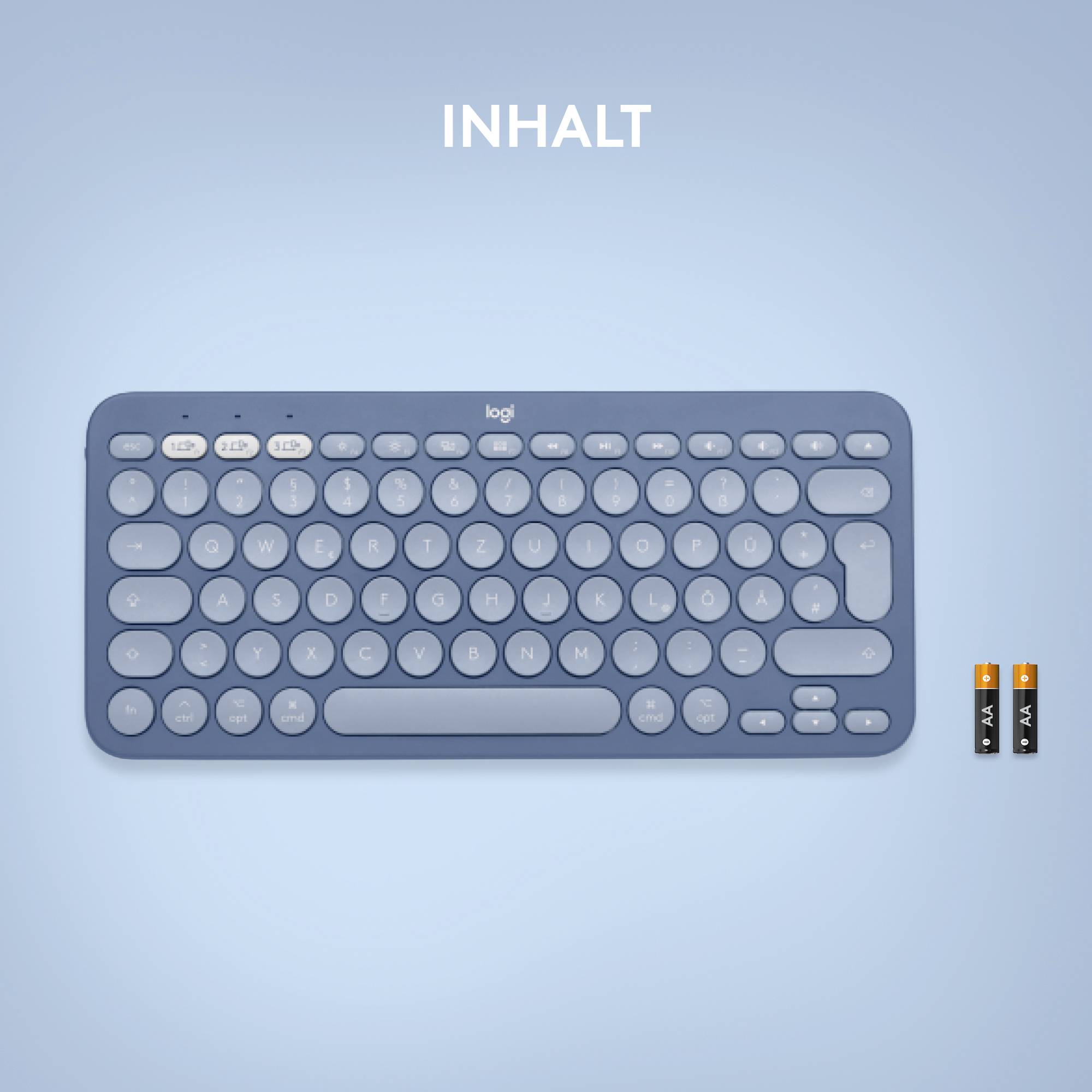 Logitech K380 for Mac Multi-Device BT KBD - DEU-8