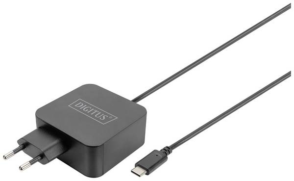 Digitus DA-10071 USB Ladegerät 65 W 1x USB-C®  Schwarz Flugzeug, Innenbereich, KFZ, LKW