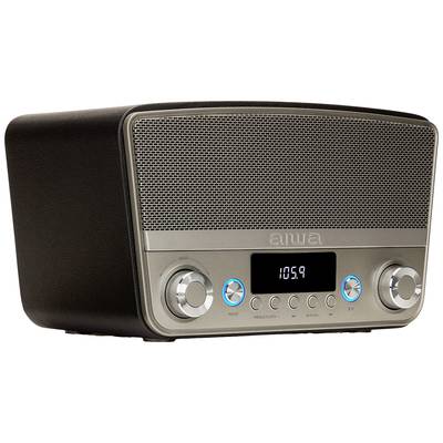 Aiwa BSTU-750BK Tischradio FM AUX, Bluetooth®, UKW, USB   Grau