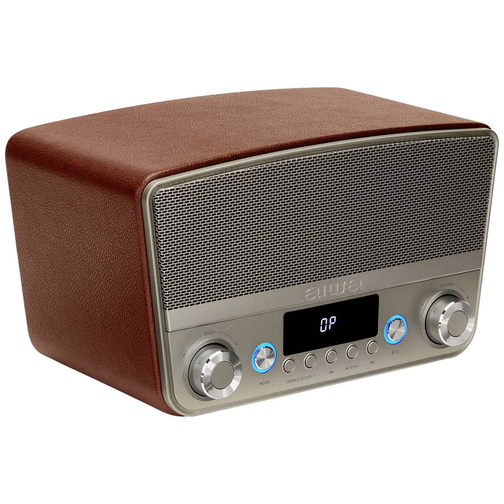 Aiwa BSTU-750BR Radio VHF (FM) AUX, Bluetooth, USB Rood