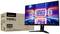Ein 28-Zoll-Gaming-Monitor von Gigabyte neben der Verpackung, auf dem Bildschirm steht 'GIGABYTE' vor einem futuristischen Hintergrund.