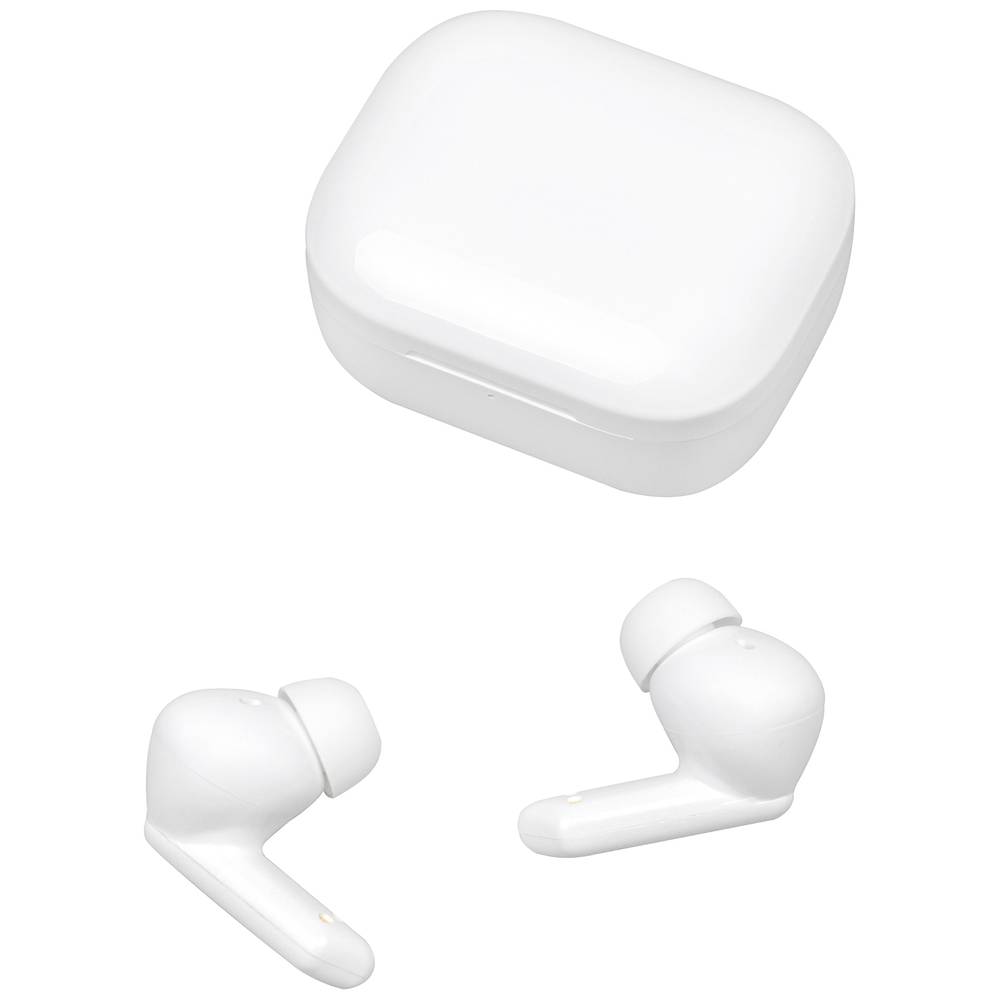 Vivanco Endurance Pair In Ear headset Bluetooth Stereo Wit Headset, Oplaadbox, Volumeregeling, Magne