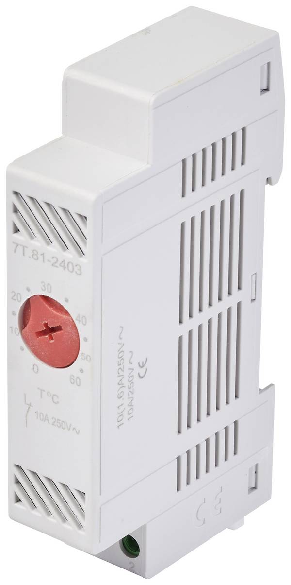 TRU COMPONENTS Thermostat TC-7T.81-240NC 1 Öffner (L x B x H) 88.8 x 47.8 x 17.5 mm 1 St.