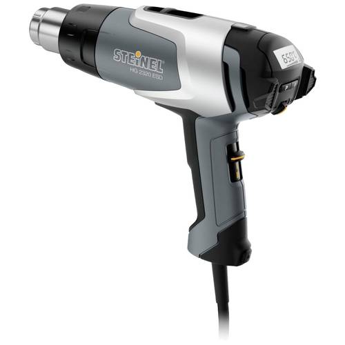 Steinel Heißluftpistole HG 2320 E, ESD konform, 2300 W Heißluftgebläse, 80°-650° C, LCD-Display, Loc-Funktion, 3 m Kabel