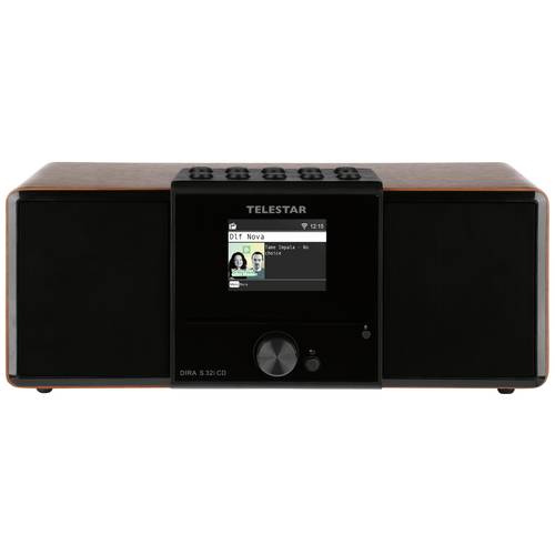 Telestar DIRA S 32i CD CD-Radio DAB+, UKW, Internet DLNA, WLAN, USB, CD, Bluetooth®, Internetradio Inkl. Fernbedienung H...