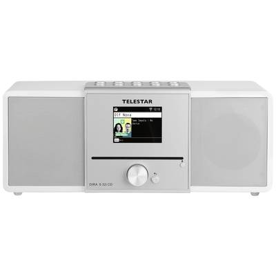 Telestar DIRA S 32i CD (weiß) CD-Radio DAB+, UKW DAB+, DLNA, UKW, WLAN, USB, Internetradio, CD, Bluetooth®  Inkl. Fernbe