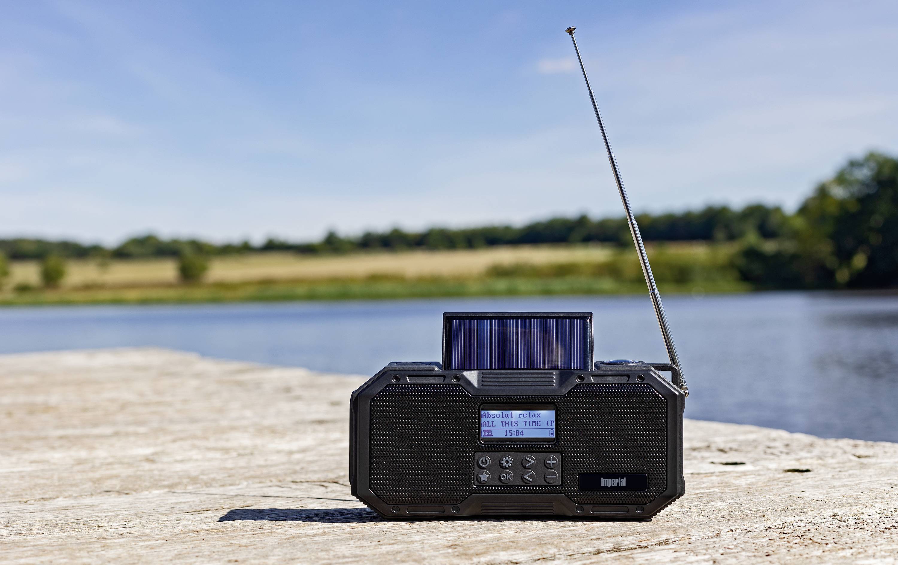 Notfallradio mit stoßsicheren und wasserresistenten Gehäuse