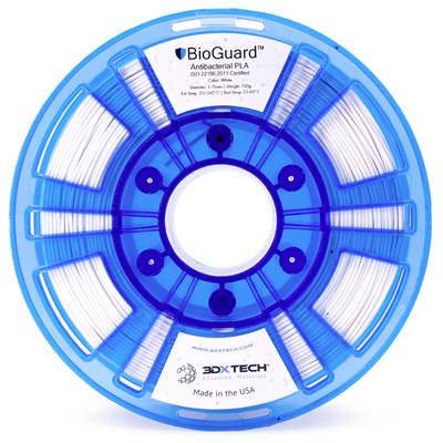 3D Xtech PLA8030750WT1 Bioguard Antibacterial Filament PLA  2.85 mm 750 g Weiß  1 St.