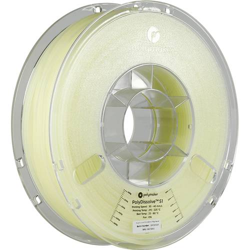 Polymaker PH01002 Polydissolve S1 Filament PVA wasserlöslich 2.85 mm 750 g Natur 1 St.