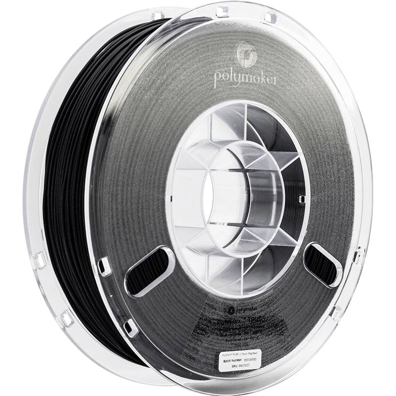 POLYMAKER PD01001 PolyFlex TPU-95A Filament TPU flexibel 1.75 mm 750 g Schwarz 1 St.