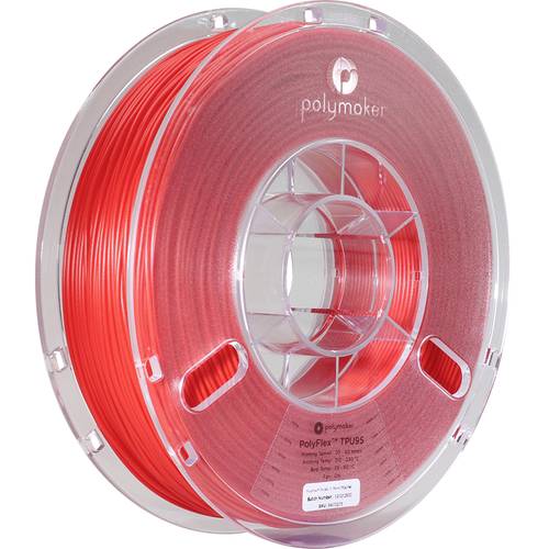 Polymaker PD01003 PolyFlex TPU-95A Filament TPU flexibel 1.75 mm 750 g Rot 1 St.