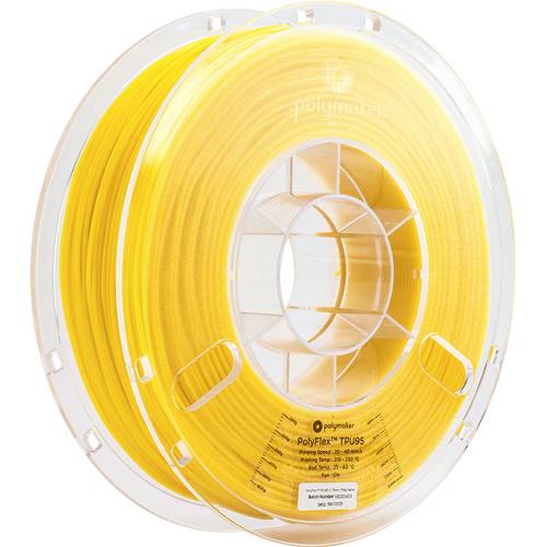 Polymaker PD01004 PolyFlex TPU-95A Filament TPU flexibel 1.75 mm 750 g Gelb 1 St.