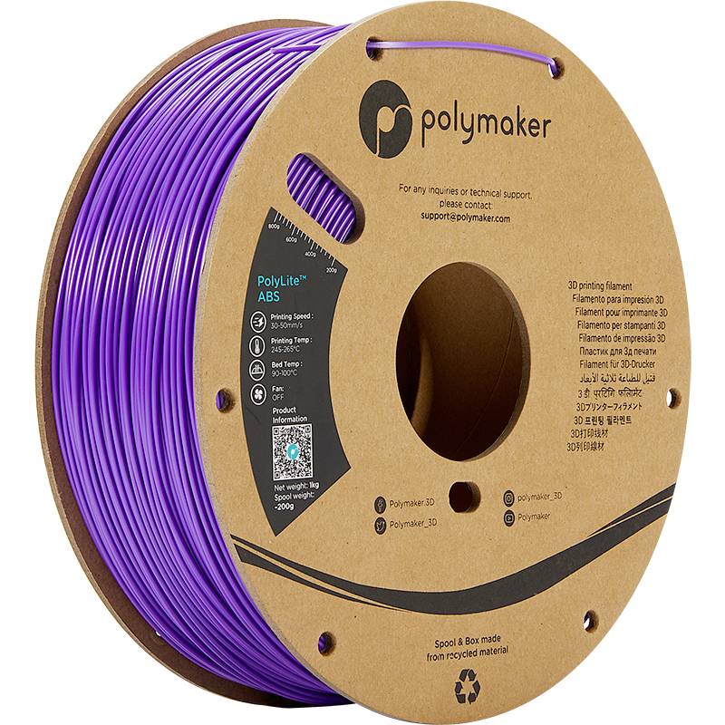 Polymaker ABS 1.75mm PURPLE 1kg