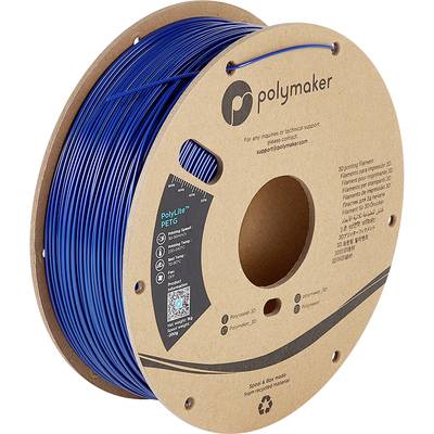 Polymaker PB01020 PolyLite Filament PETG hitzebeständig, hohe Zugfestigkeit 2.85 mm 1000 g Blau  1 St.