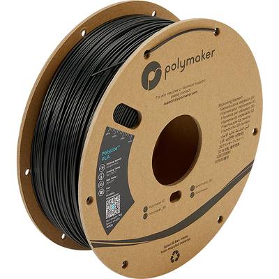 Polymaker PA02001 PolyLite Filament PLA  1.75 mm 1000 g Schwarz  1 St.