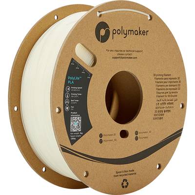 Polymaker PA02011 PolyLite Filament PLA  1.75 mm 1000 g Natur  1 St.