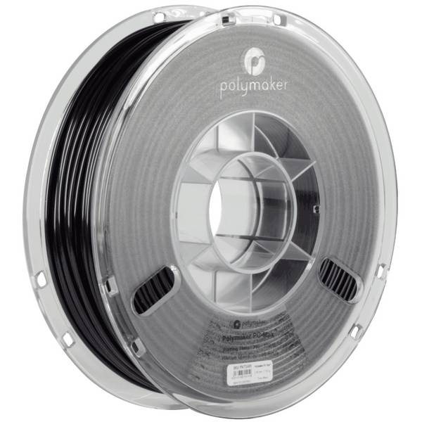 Polymaker PC02001 Polymax Tough Filament PC (Polycarbonat) hohe Steifigkeit, hitzebeständig, schlagfest 1.75 mm 750 g Schwarz PC-Max 1 St.