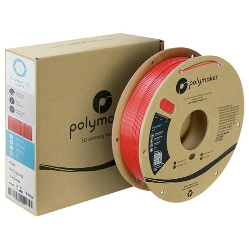 Polymaker PC02002 Polymax Tough Filament PC (Polycarbonat) hohe Steifigkeit, hitzebeständig, schlagfest 1.75 mm 750 g We...