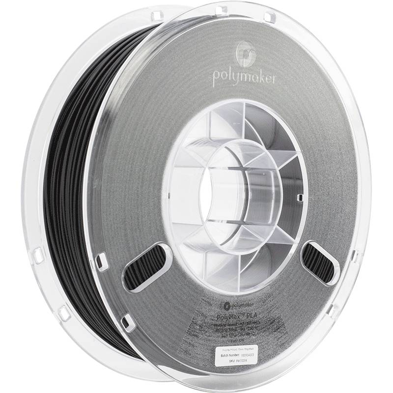 Polymaker PA06001 PolyMAX Tough PLA Shatter Proof 1.75mm 750g Black