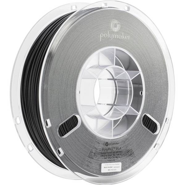Polymaker PA06001 PolyMAX Tough Filament Tough PLA hohe Steifigkeit, hohe Zugfestigkeit, schlagfest 1.75 mm 750 g Schwarz  1 St.