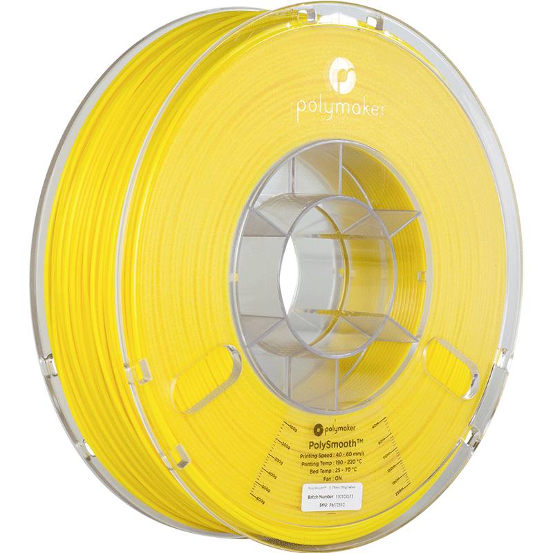 Polymaker PolySmooth PVB Filament 1.75 mm 750 g Yellow