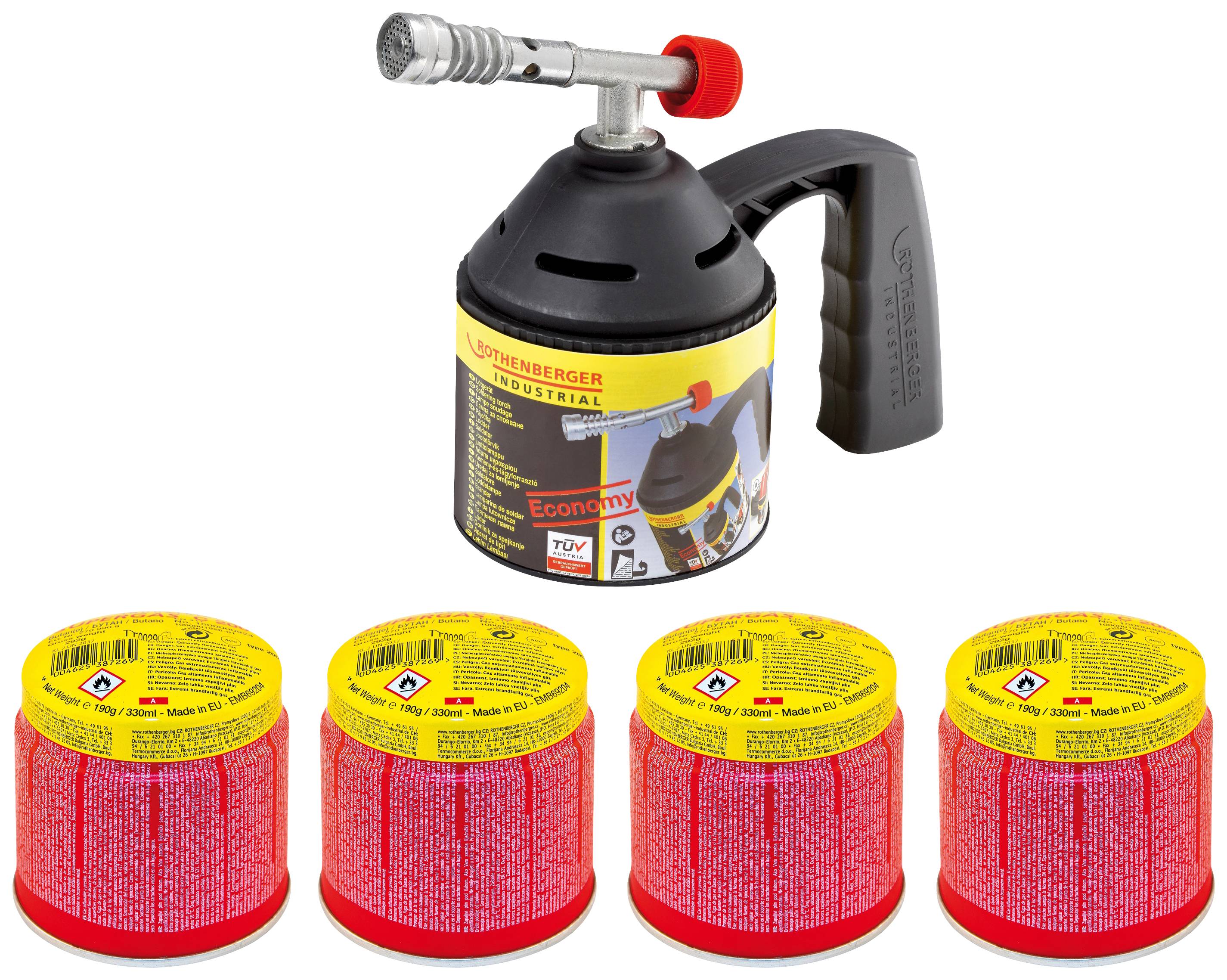 Rothenberger Industrial 1000000982 Lötlampe 650 °C 1 Set kaufen 