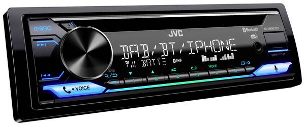 JVC KD-DB922BT Autoradio DAB+ Tuner, Anschluss für Lenkradfernbedienung, Bluetooth®-Freisprecheinrichtung