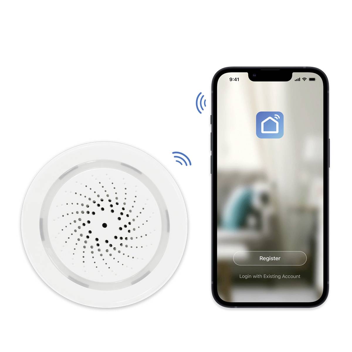 LogiLink Alarmsirene Smart WiFi Tuya kompatibel-5