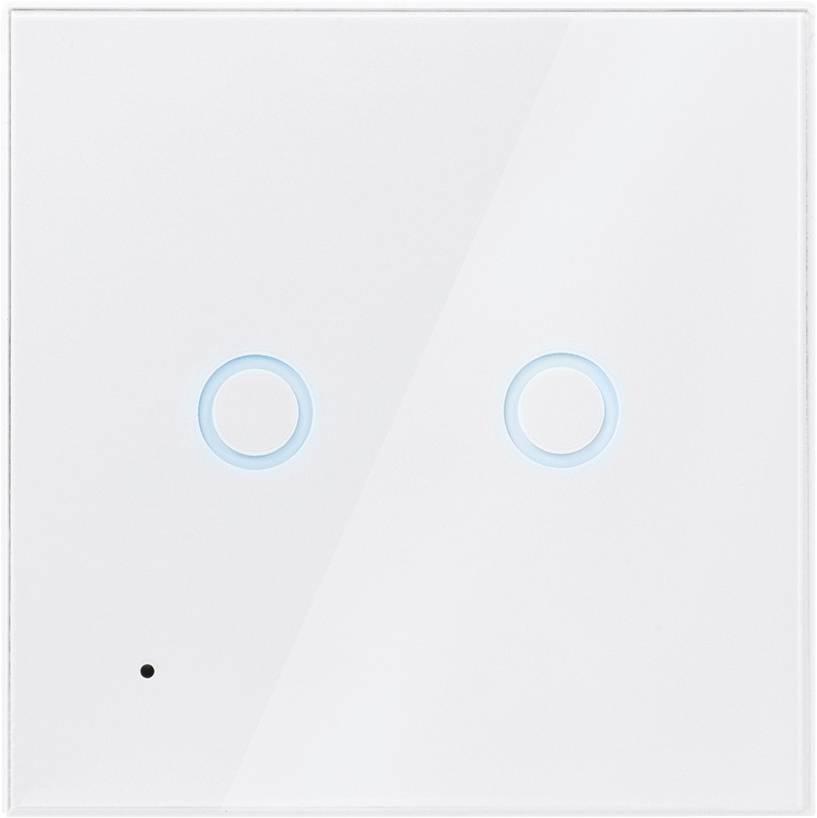LOGILINK Wandschalter Smart 2-fach, Tuya kompatibel