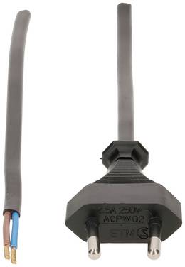 Max Hauri 138770 Strom Anschlusskabel  Schwarz 3 m