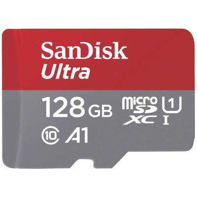 SanDisk microSDXC Ultra 128GB (A1/UHS-I/Cl.10/140MB/s) + Adapter 