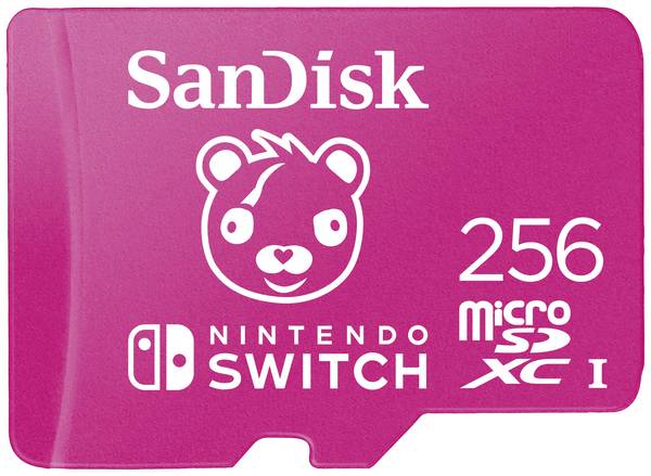 SanDisk microSDXC Extr 256GB (A1/V30/U3/C10/R100/W90) Fortnite, Cuddle Team Leader microSDXC-Karte  256 GB A1 Application Performance Class, v30 Video Speed Class