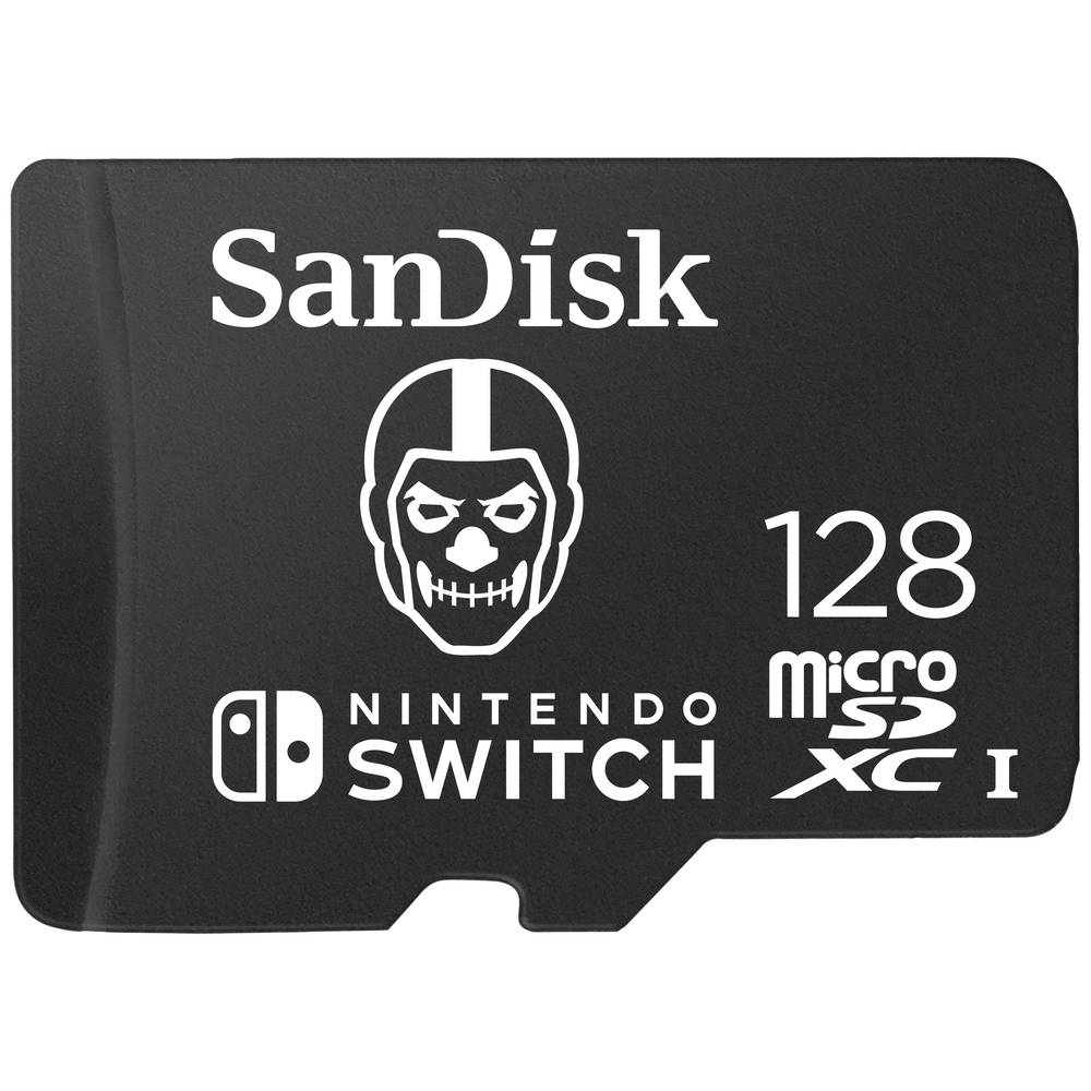 SanDisk microSDXC Extr 128GB (U3-UHS-I-CL.10-R100-W60) Fortnite, Skull Trooper microSDXC-kaart 128 G