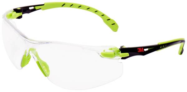 3M Solus S1201SGAF Schutzbrille mit Antibeschlag-Schutz Grün, Schwarz EN 166 DIN 166