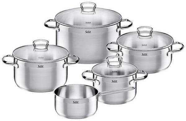 Silit 2109256731 Toskana Kochtopf-Set  5teilig