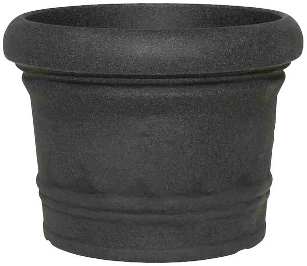 Siena Garden 41-45-02-GA 414502GA Pflanzgefäß Kunststoff Anthrazit