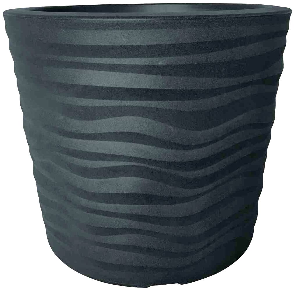 Thumbnail - Siena Garden 45-50-02-GA 455002GA Pflanzgefäß Kunststoff Anthrazit