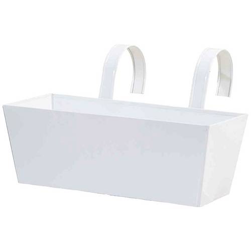 Siena Garden 722628 722628 Balkonkasten Stahl Weiß