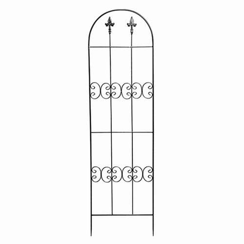 Siena Garden JF130209R Rankgitter Lilie, Metall dunkelgrau, unterverzinkt; 45 x 160 cm 1 St.