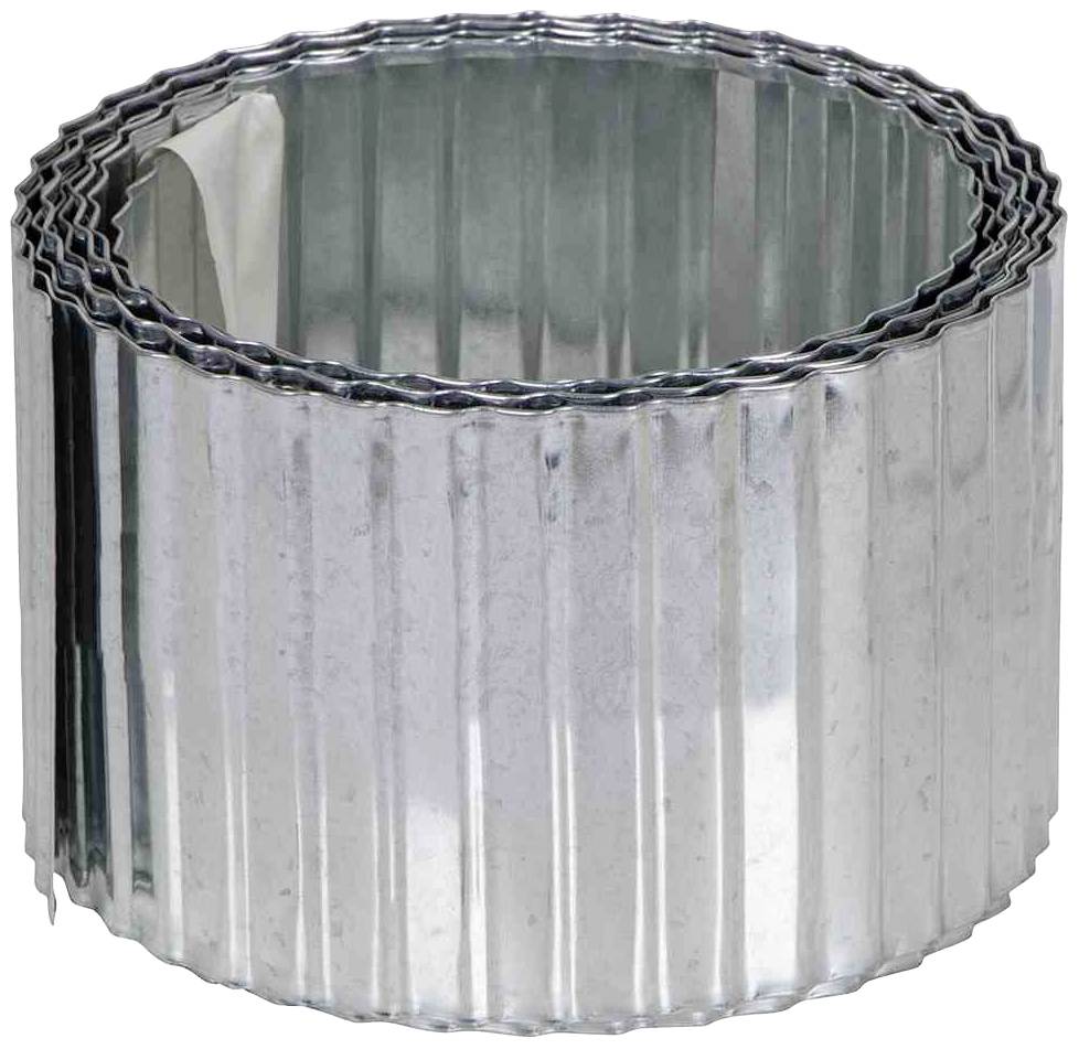 Siena Garden 557091 Rasenkante aus Metall; 6 m x 150 mm, verzinkt 6 m