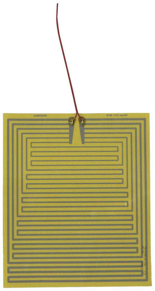 Thermo TECH Polyester Heizfolie selbstklebend 12 V 25 W (L x B) 340 mm x 290 mm