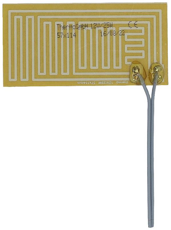 Thermo TECH Polyester Heizfolie 12 V 25 W (L x B) 114 mm x 57 mm