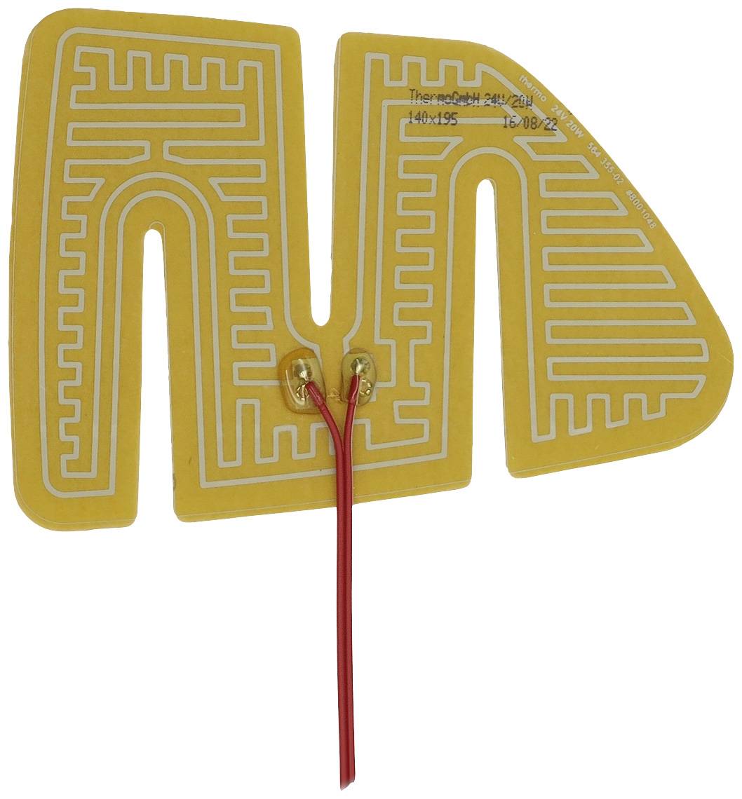 Thermo TECH Polyester Heizfolie 24 V 20 W (L x B) 195 mm x 140 mm