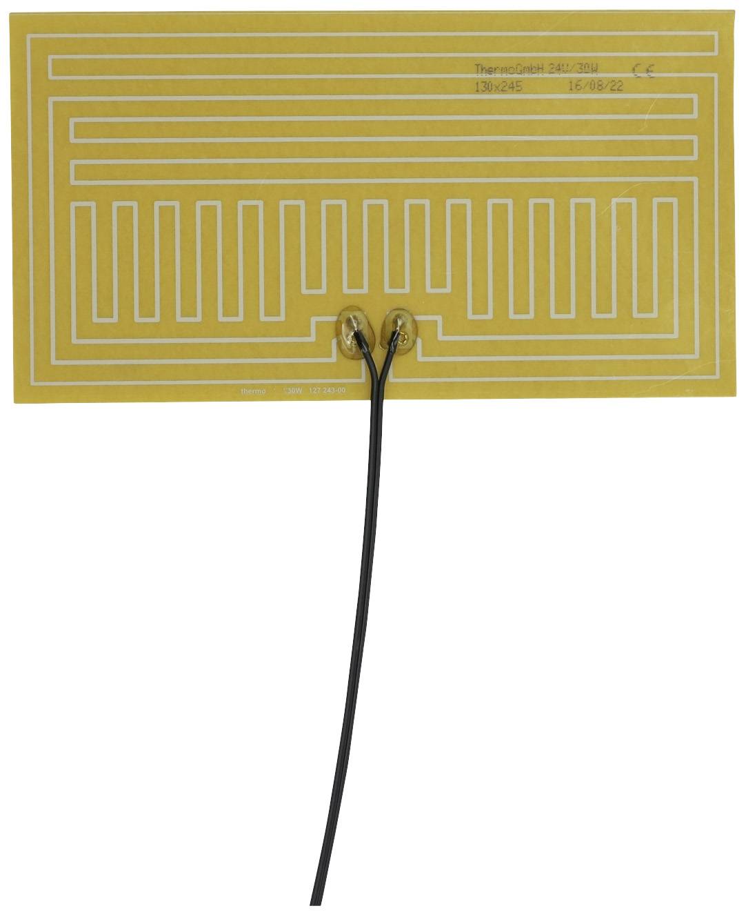 Thermo TECH Polyester Verwarmingsfolie 24 V 30 W (l x b) 245 mm x 130 mm afbeelding