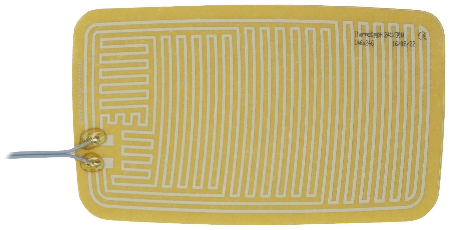 Thermo TECH Polyester Verwarmingsfolie 24 V 30 W (l x b) 246 mm x 146 mm afbeelding