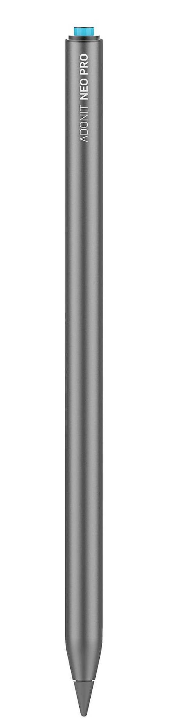 Adonit Neo Pro Stylus Touchpen Bluetooth, wiederaufladbar Grau