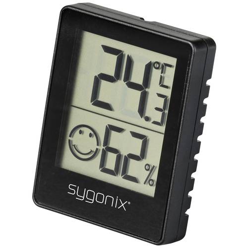 Sygonix Thermo-/Hygrometer Schwarz SY-5268502