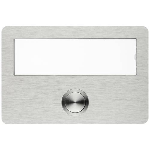 Grothe 55640 Klingel mit Namensschild Edelstahl