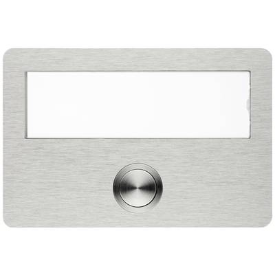 Grothe 55640 Klingel mit Namensschild Edelstahl