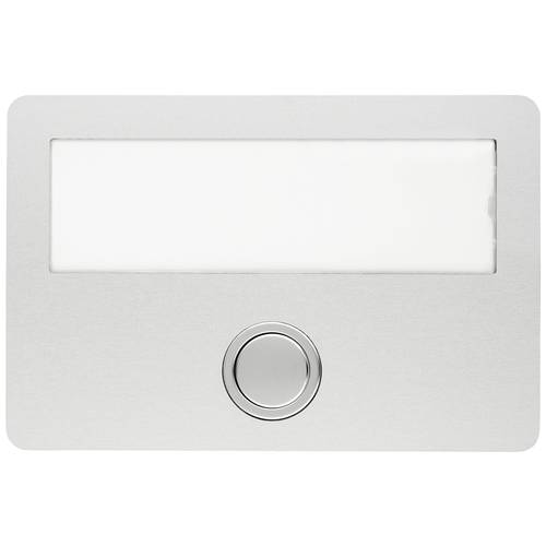 Grothe 55641 Klingel mit Namensschild Aluminium
